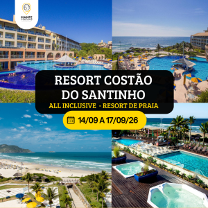 RESORT COSTÃO DO SANTINHO – ALL INCLUSIVE 